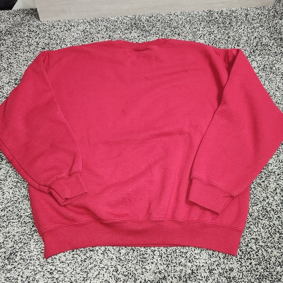 Vtg 90's Retro iowa state cyclones sweatshirt Gildan Unisex L,Red Cy Grannycore - Picture 7 of 7